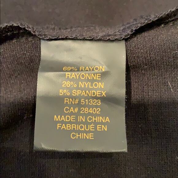 New Cynthia Steffe Size 8 RayonBlend Short Sleeve Little Black Knit Sheath Dress - Picture 7 of 7